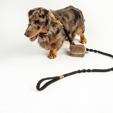 Load image into Gallery viewer, Macramé Originals Dog Lead - Black