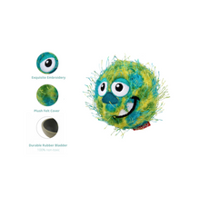 Load image into Gallery viewer, Crazy Squeaker Ball Green Medium