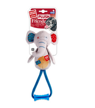 Load image into Gallery viewer, Plush Elephant Squeaker with Johny Stick