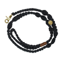 Load image into Gallery viewer, Macramé Originals Dog Lead - Black